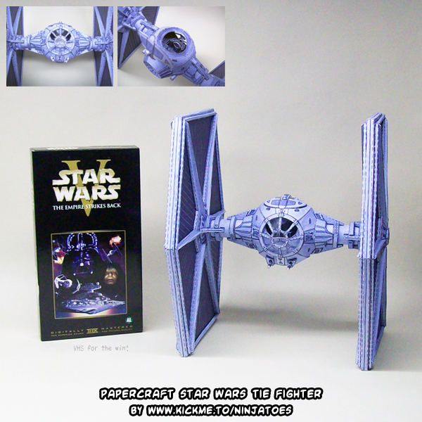 Papercraft Star Wars TIE-fighter release!