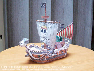 2004 One Piece Going Merry papercraft model