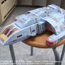 Star Trek DS9 papercraft runabout