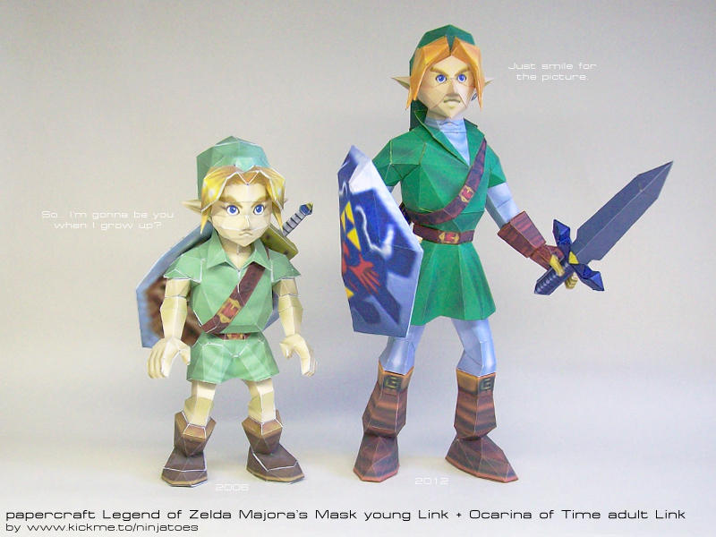 PAPERMAU: The Legend Of Zelda: Ocarina Of Time - Nabooru Paper Modelby  Paper Zelda