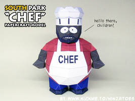 South Park Chef papercraft