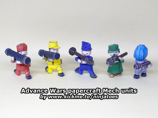 Papercraftmechunits