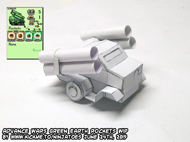Advanced Wars Rockets WIP: papercraft Advance Wars Rockets by ninjatoespapercraft on DeviantArt