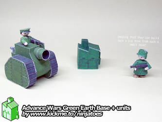 Big papercraft MD Tank gets built in small Base by ninjatoespapercraft