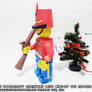 Free Christmas papercraft LEGO Wind-up Toy Soldier