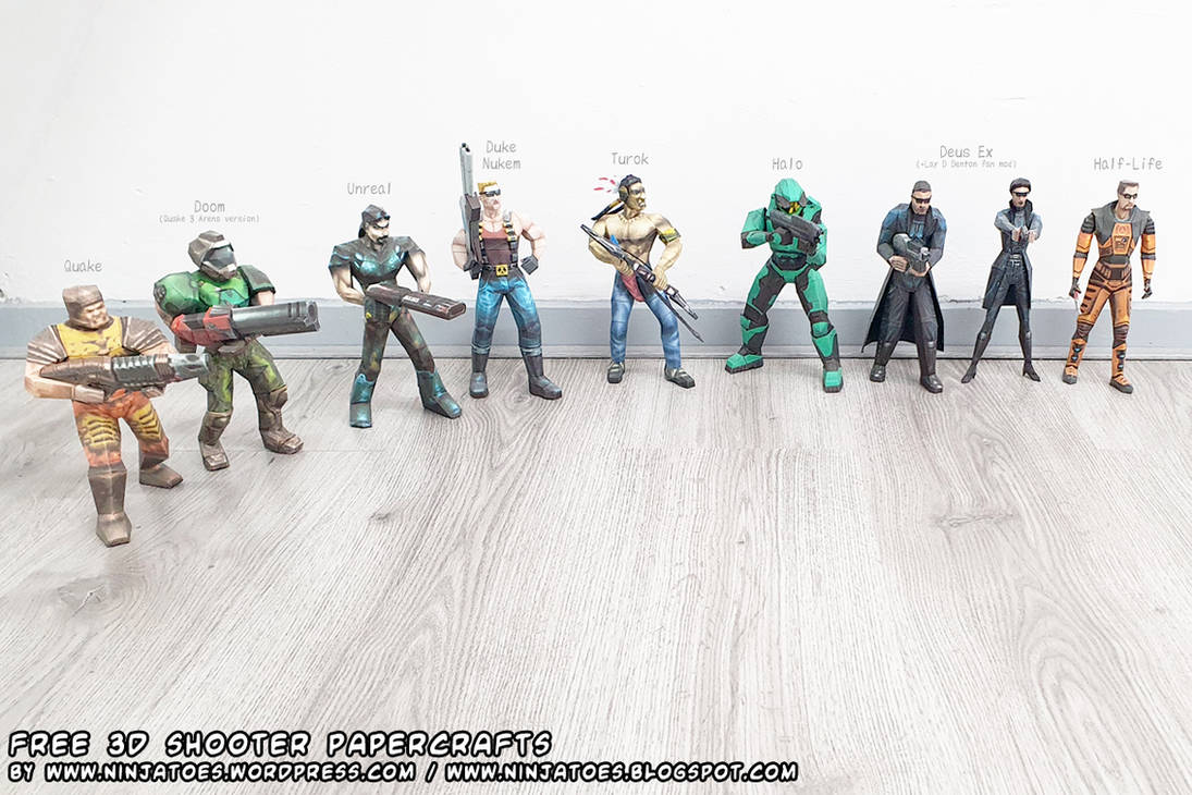 Paper 3d Rife 3D shooter papercrafts August 2023 by ninjatoespapercraft on DeviantArt