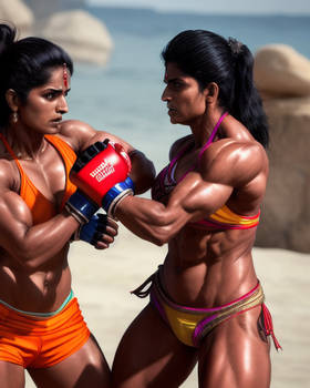 Sexy Indian Women MMA Fighting 2 - 120923