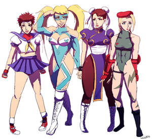 street fighter girls