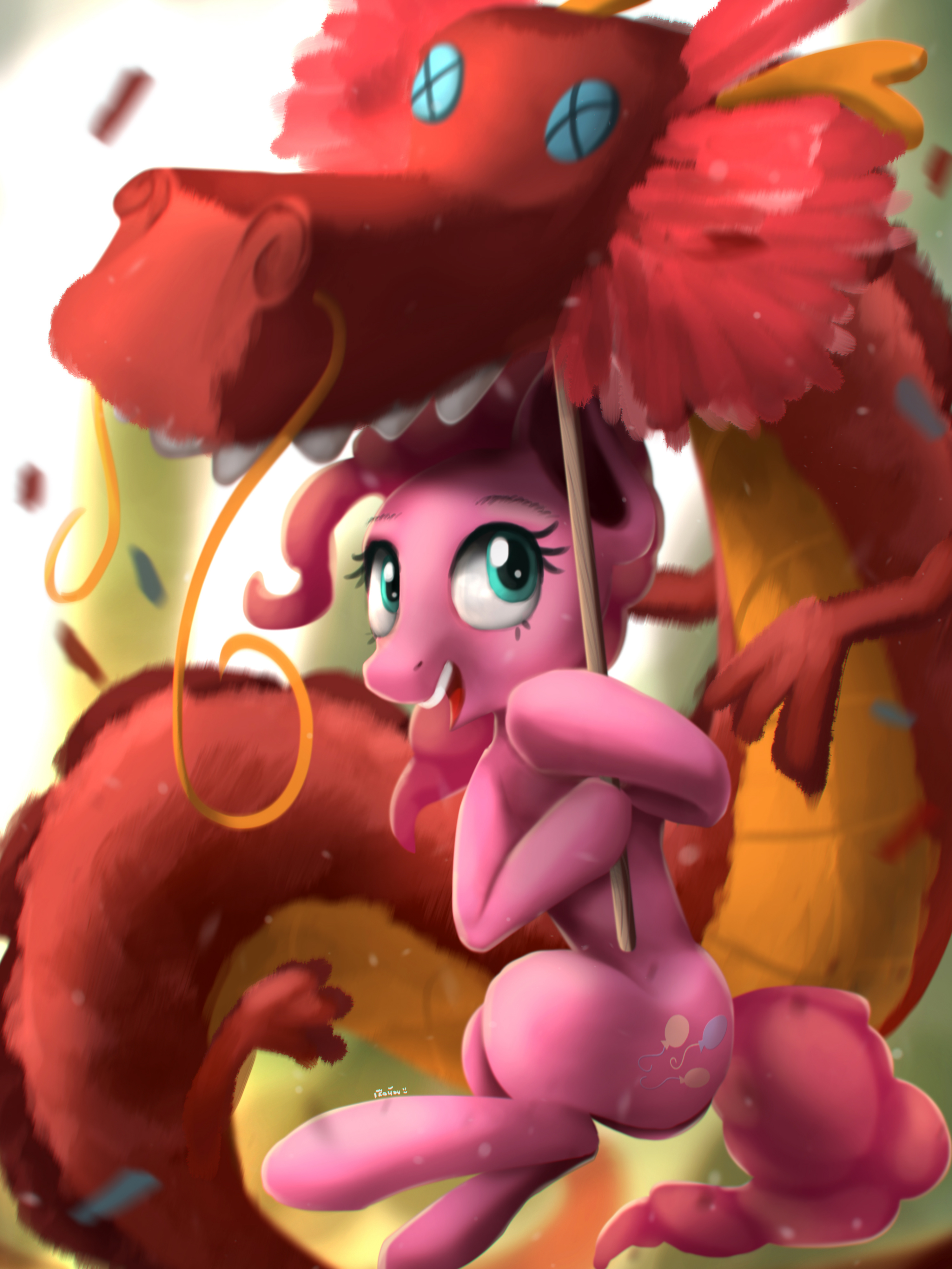 Pinkie's Dragon by Blackligerth