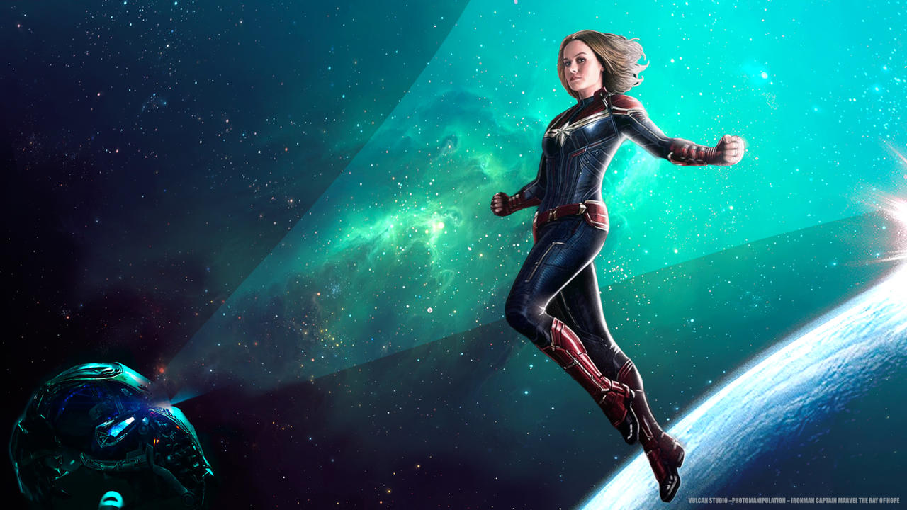 Ironman Captain Marvel The Ray Of Hope