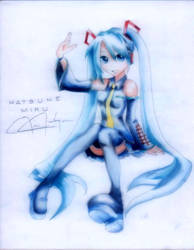 HATSUNE MIKU in PHOTOSHOP