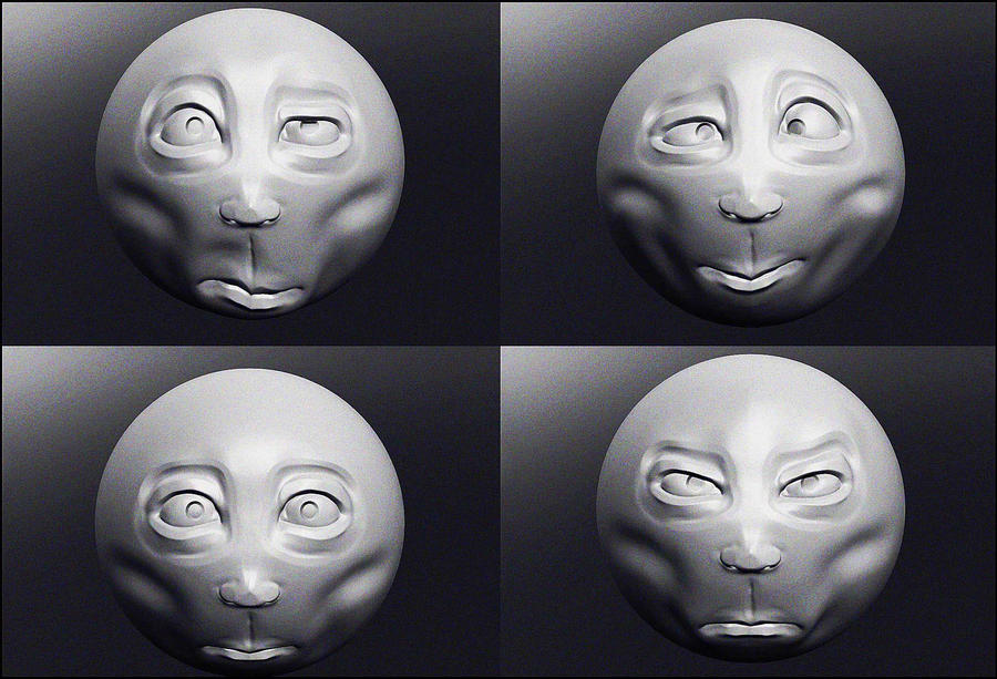 Sculptris sphere faces