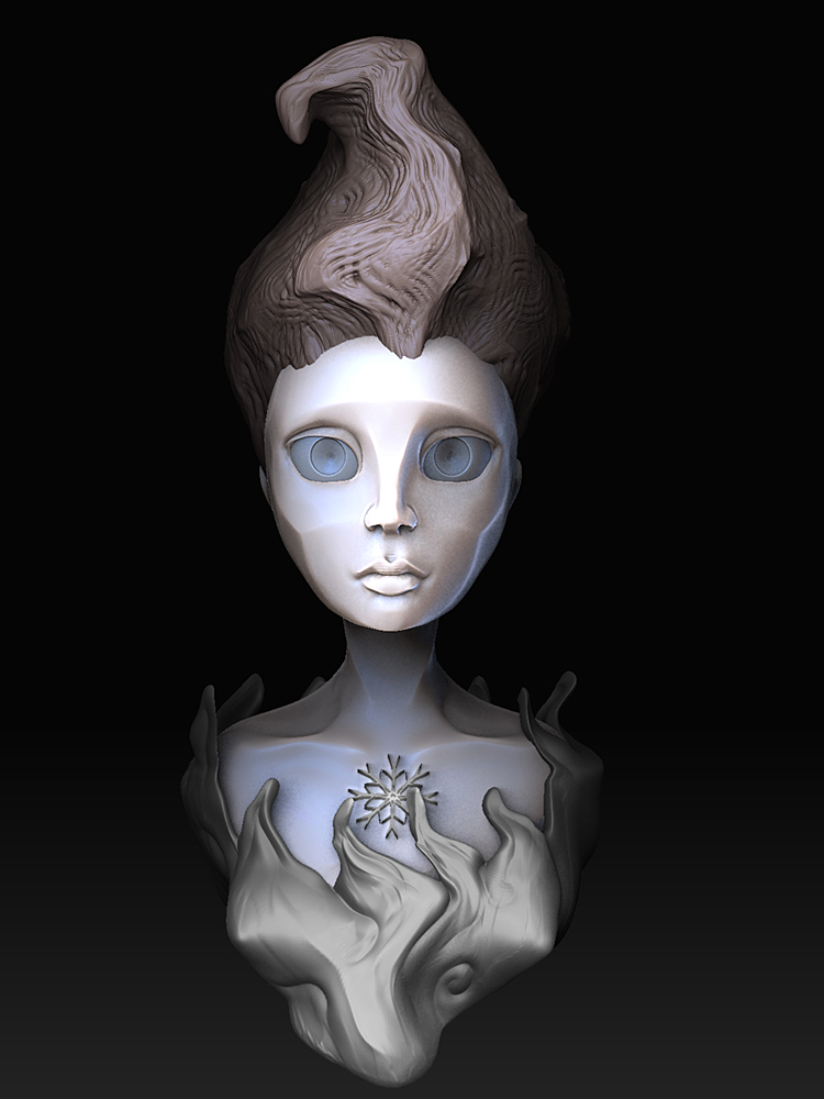 Snow Girl basic render