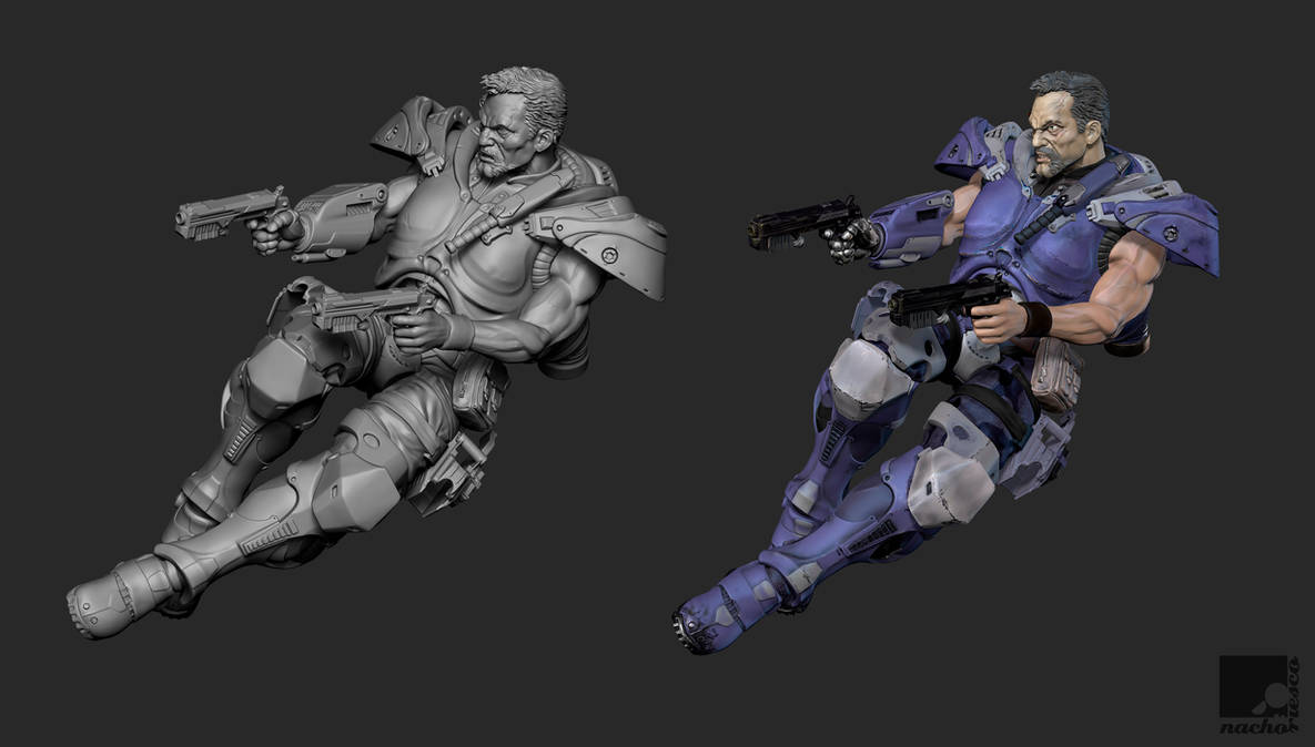 Space Scout 70mm Miniature by nachoriesco