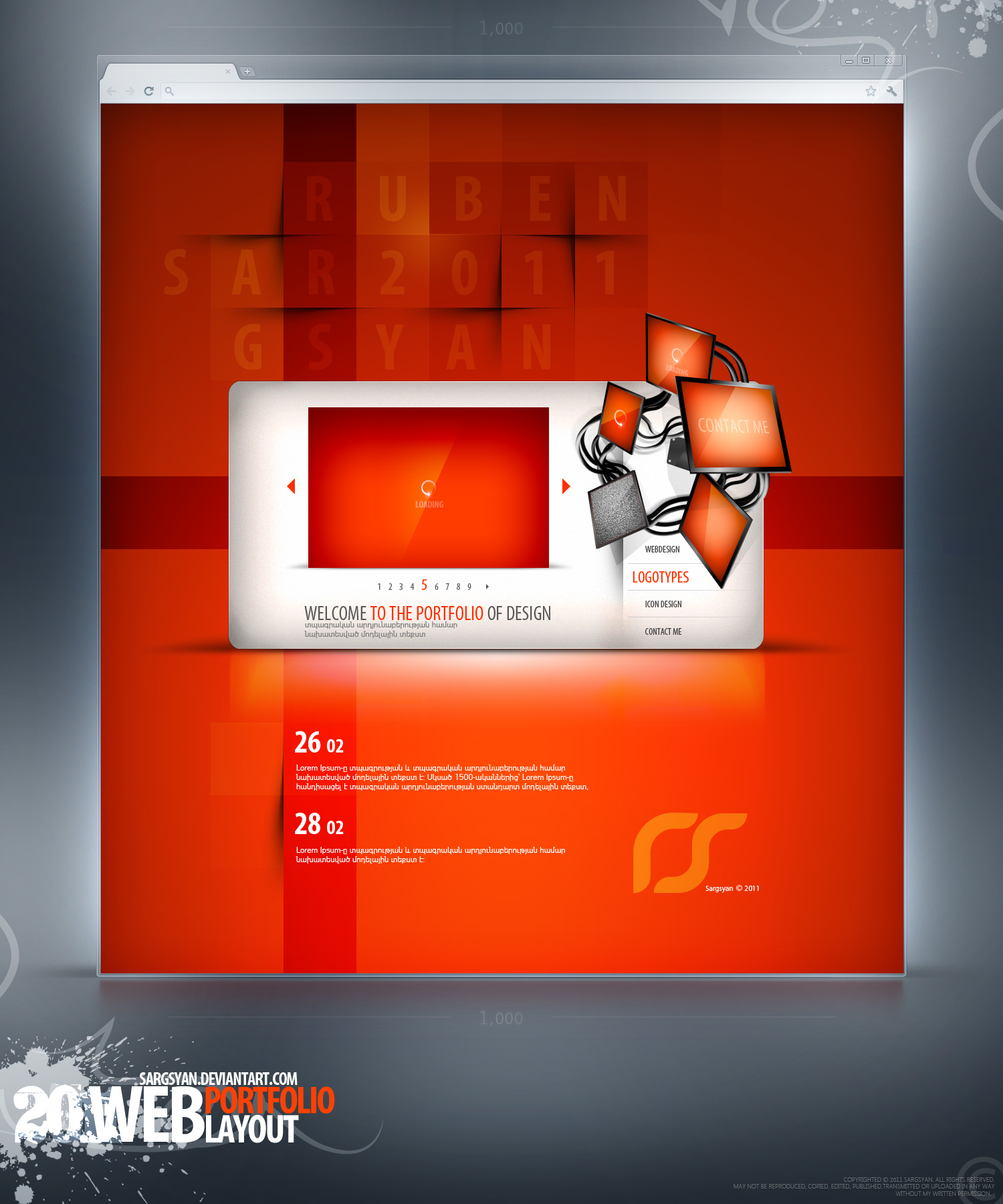 Orange portfolio