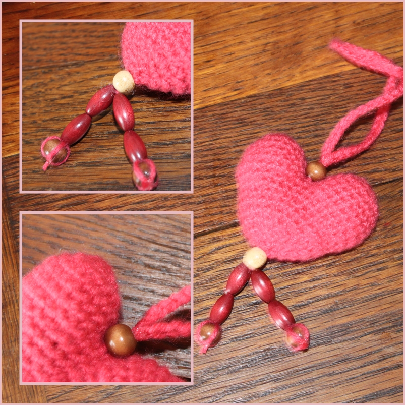 Crochet: Pink heart