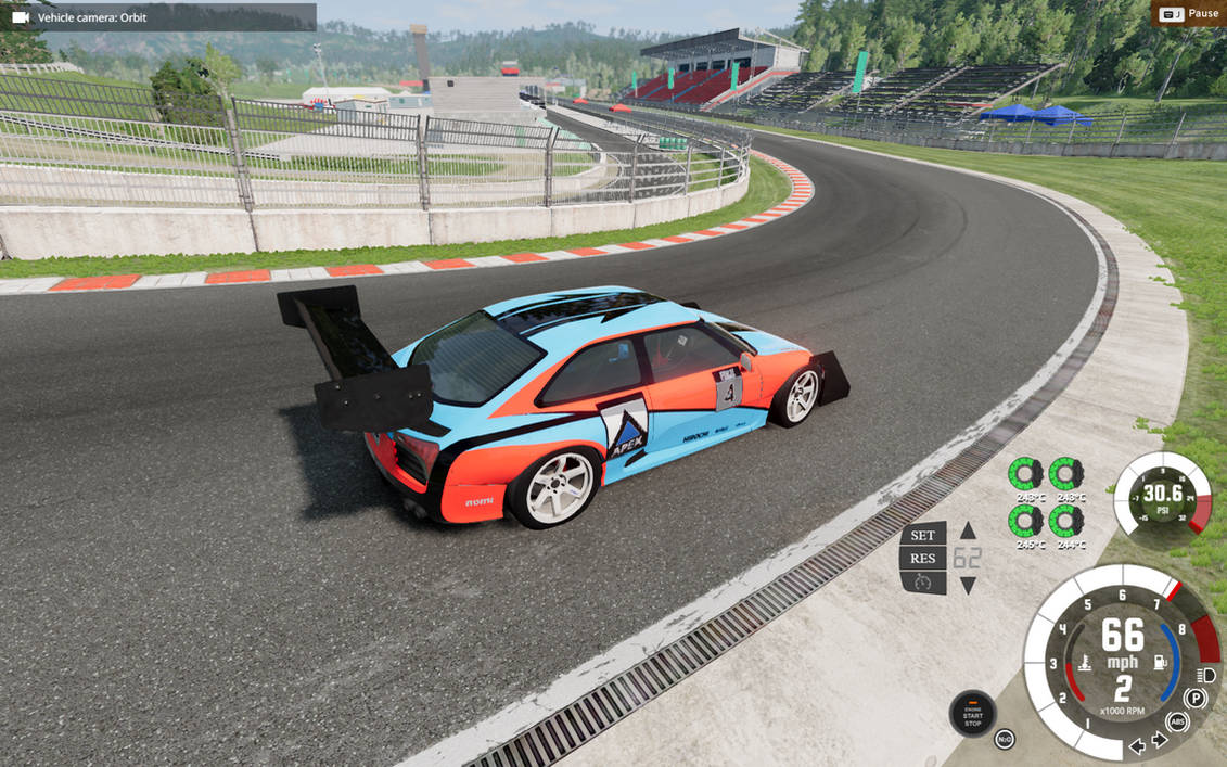 A Hirochi SBR4 around the Hirochi raceway by smellyj3ff on DeviantArt