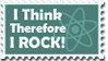 I Think - Stamp by AtheistsClub