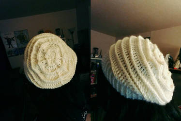 Meladora's Slouchy Hat (in Off White)