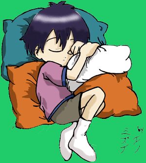 Ken-chan sleeping