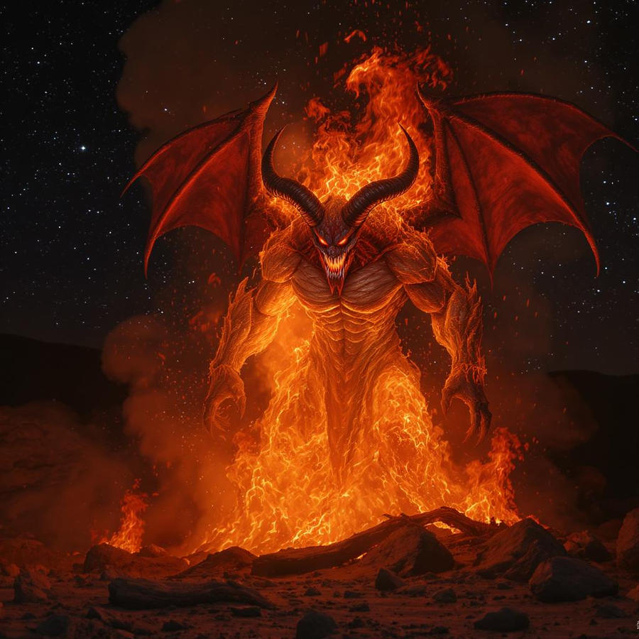 Basic Fire Demon Fire Demon by Jaswil on DeviantArt