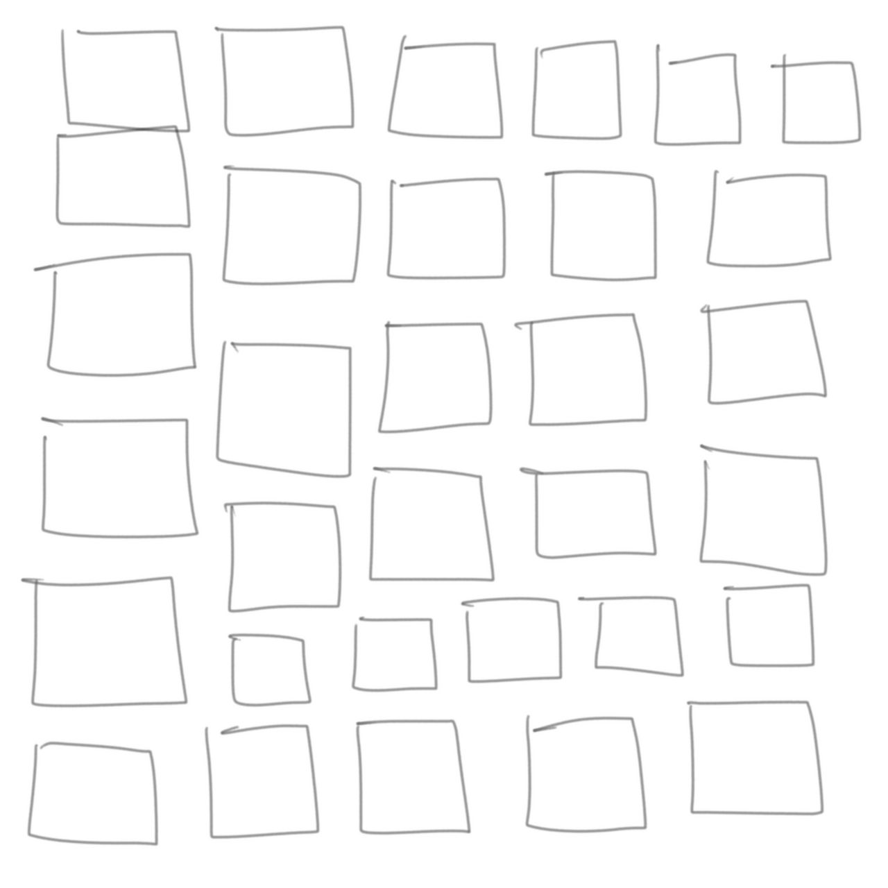 Square Doodle Sheet 152 by CUBEDAKID on DeviantArt