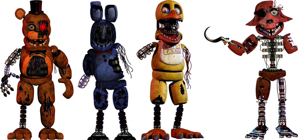 Destroyed Animatronics by MrFnafEditor on DeviantArt