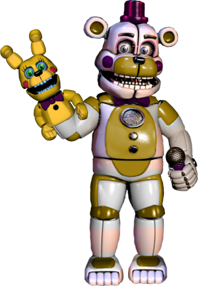 Funtime Fredbear ucn +springbonnie