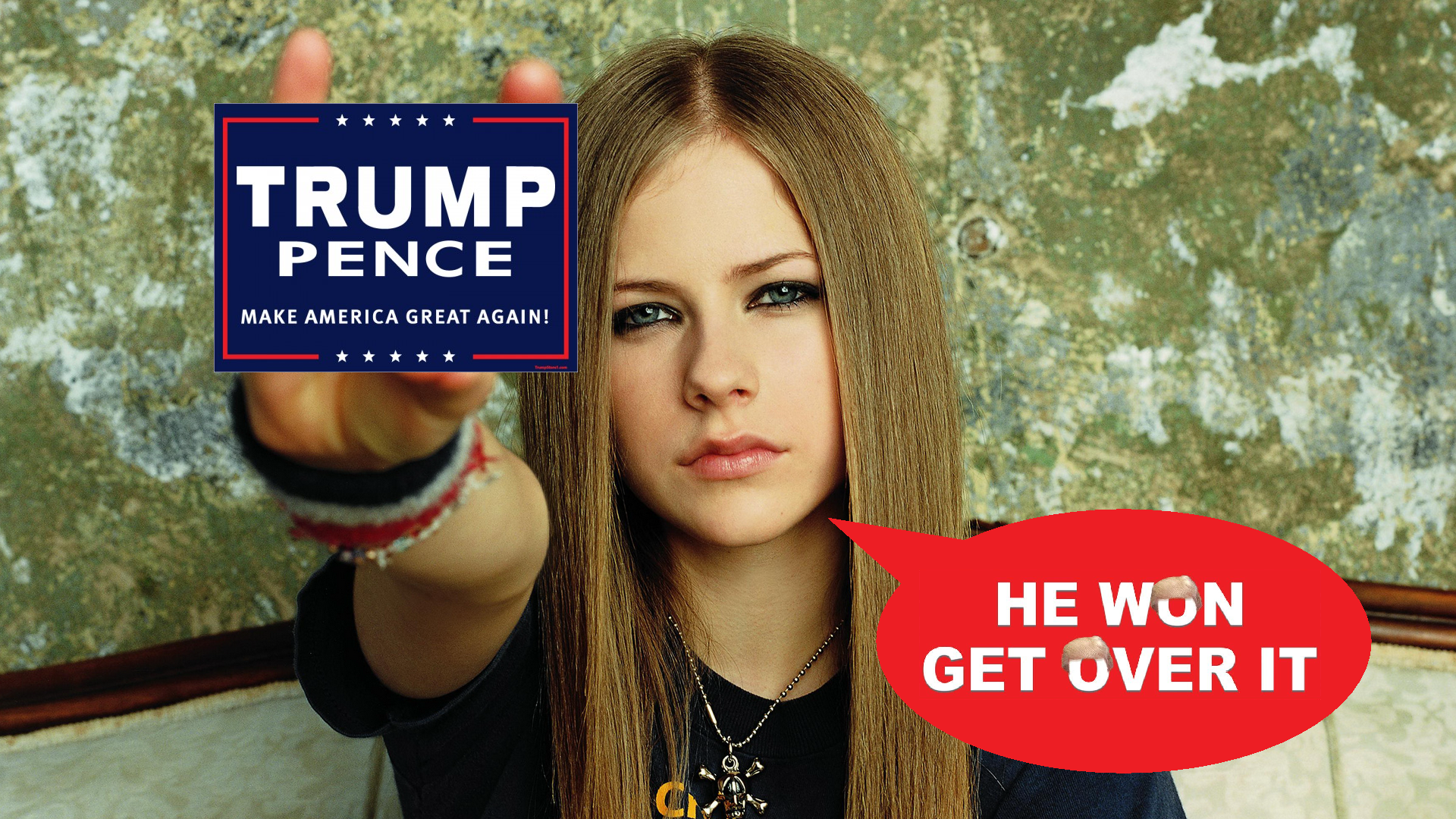 Avril Lavigne wallpaper (Trump Edition) by SantyManty on DeviantArt