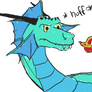 Aqua Dragon Sketch