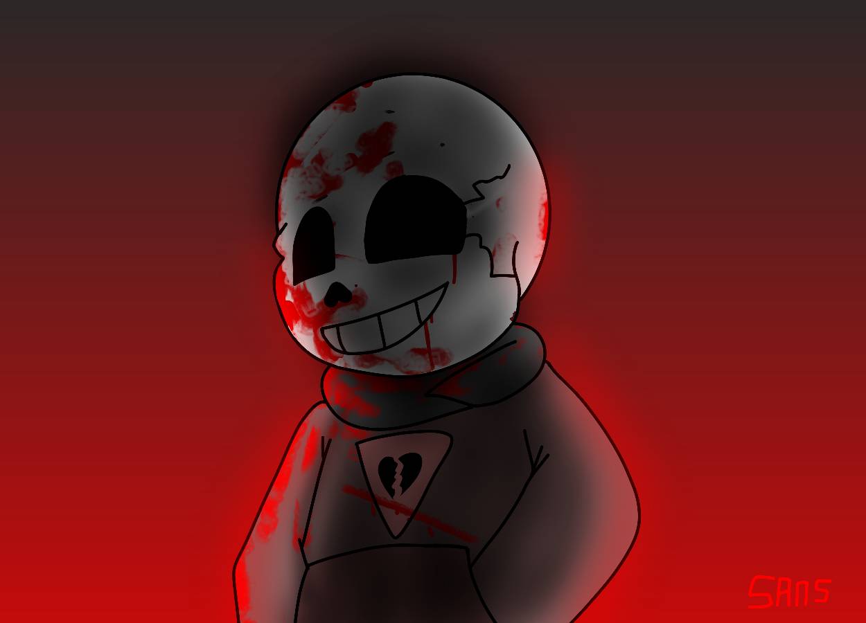 SoulTale: Evil!Sans by Mivud on DeviantArt