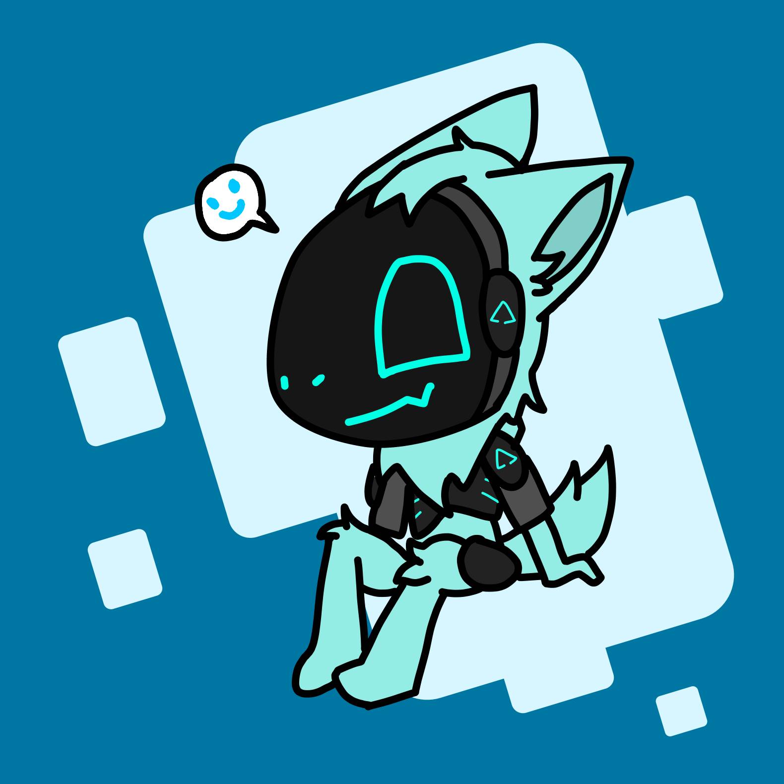 Cute Protogen by Mivud on DeviantArt