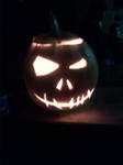 Jack Skellington pumpkin. by Frankienstein