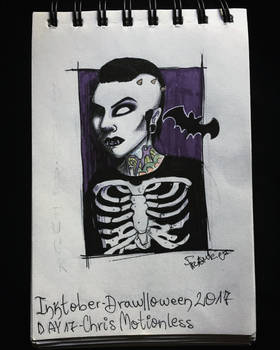 Inktober - Drawlloween / day 17: Chris Motionless