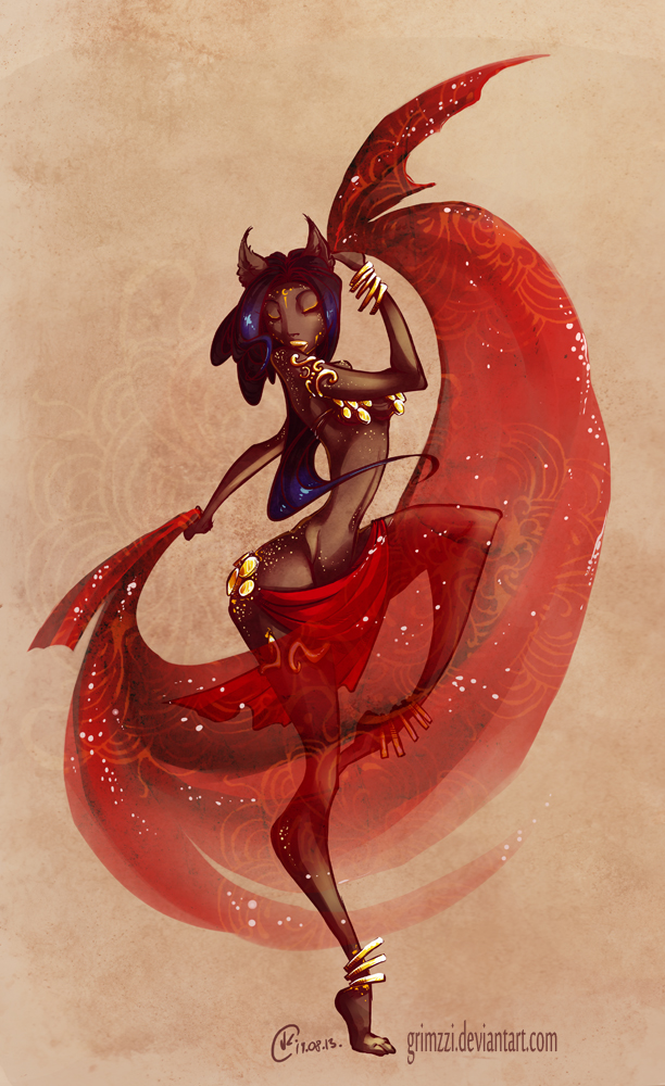 Dancing in red *commission*