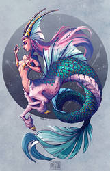 Capricorn mermaid