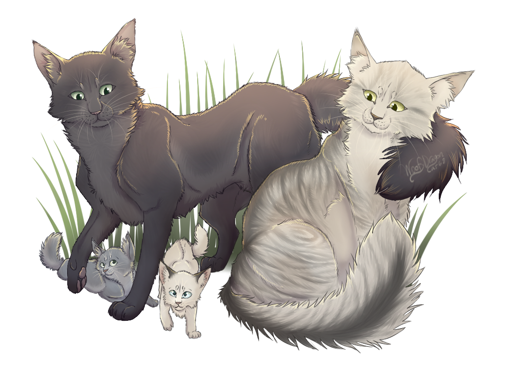 Moonflower X Stormtail by WoofyDragon