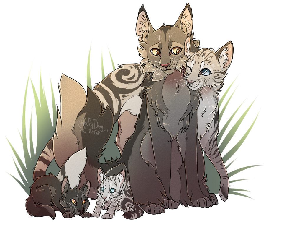 Graystripe X Silverstream by WoofyDragon on DeviantArt