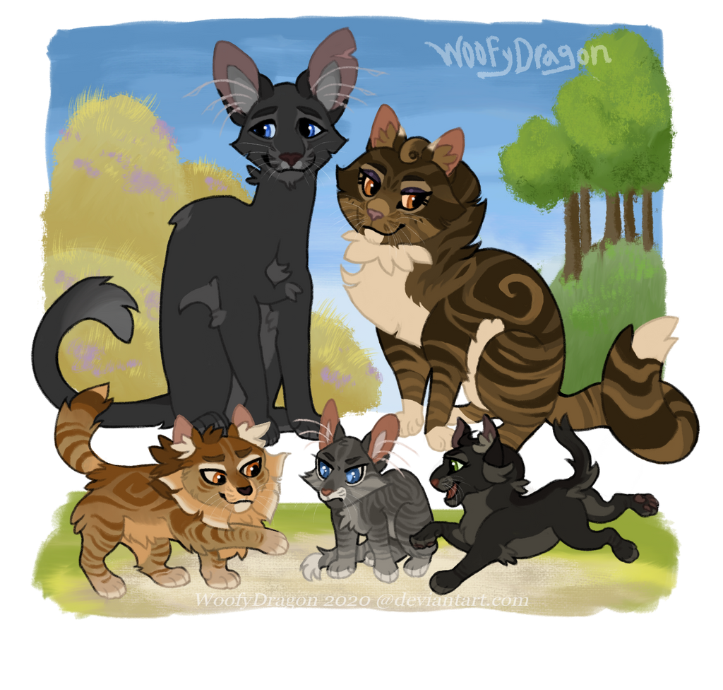 Leafpool X Crowfeather Redo By Woofydragon On Deviantart 