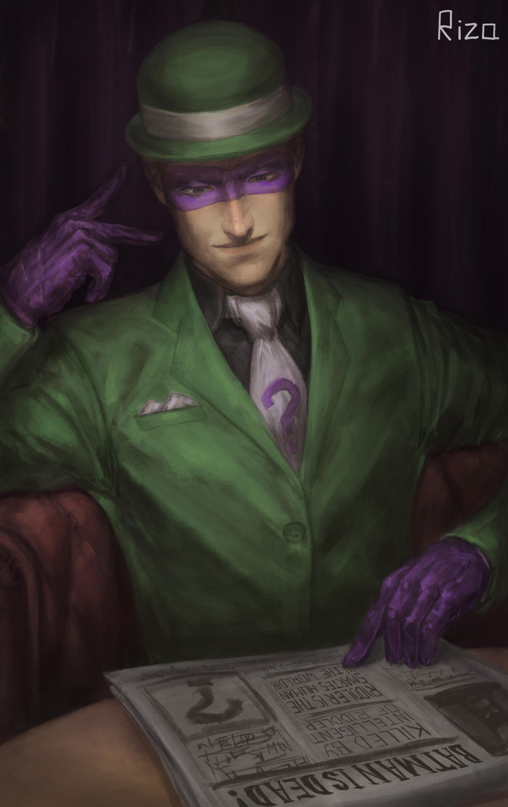 Riddler by SpacesCat on DeviantArt