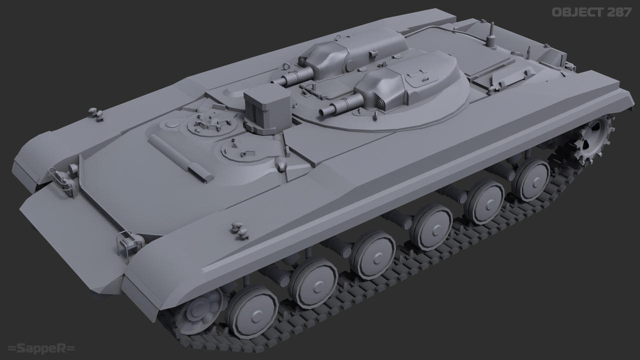 Object 307 Object 287 missile tank by S-a-p-p-e-R on DeviantArt