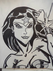 Inktober Oct 29 Wonder Woman