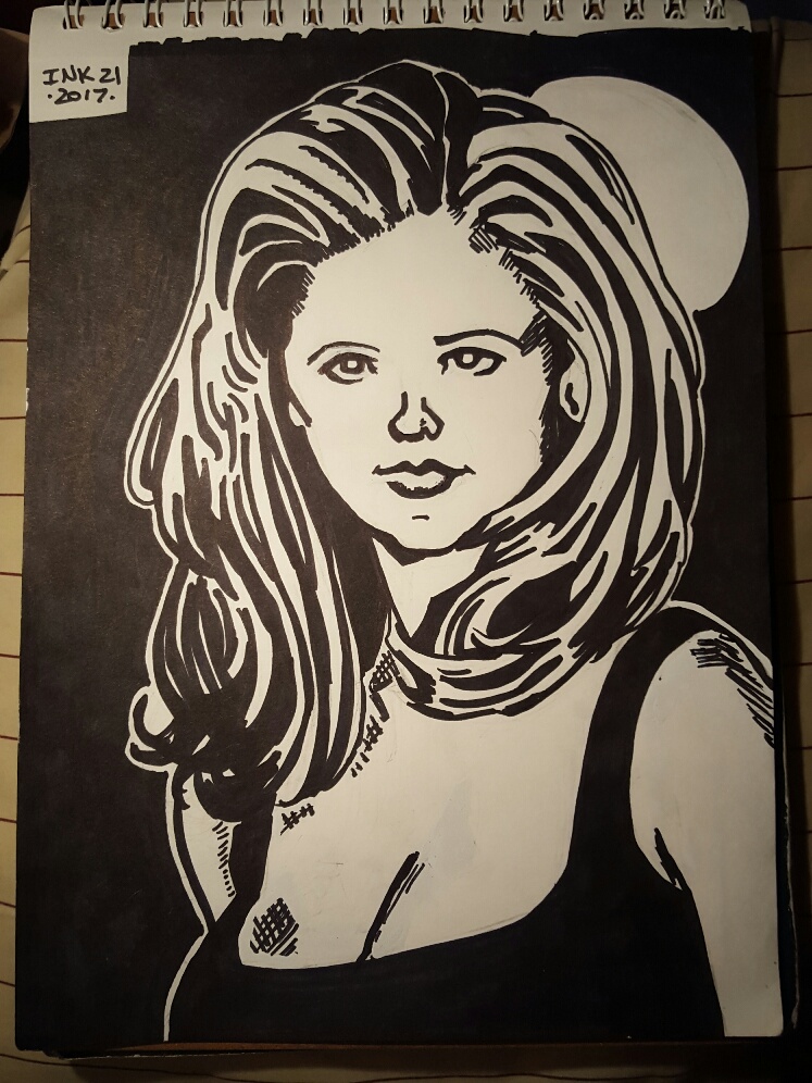 Ink 2017 - day 21 - Buffy