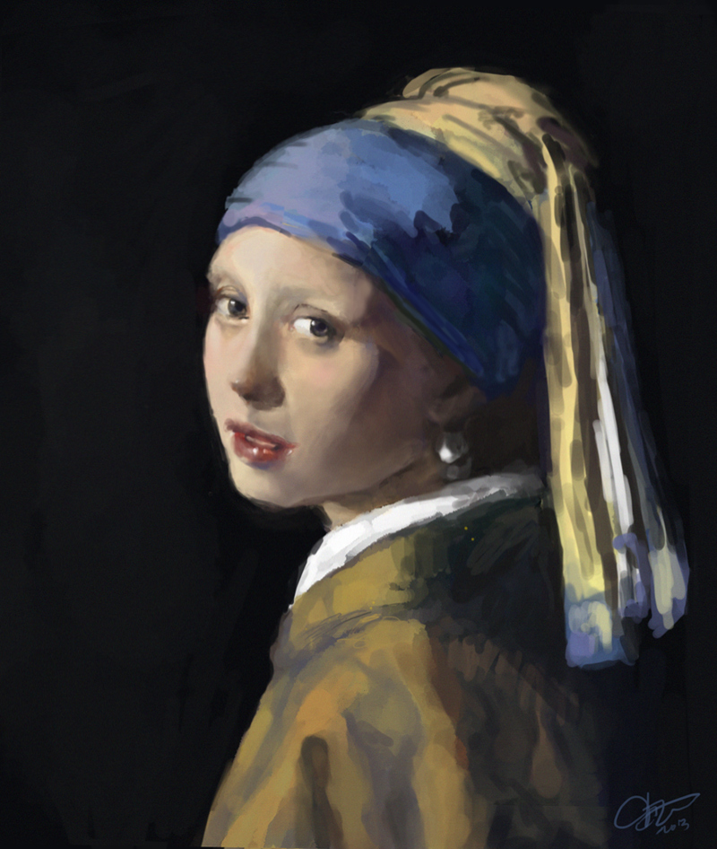 Girl with Pearl Earring Masterstudy