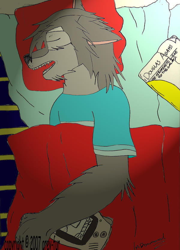 sleep the best part of the day by grey-fur on DeviantArt