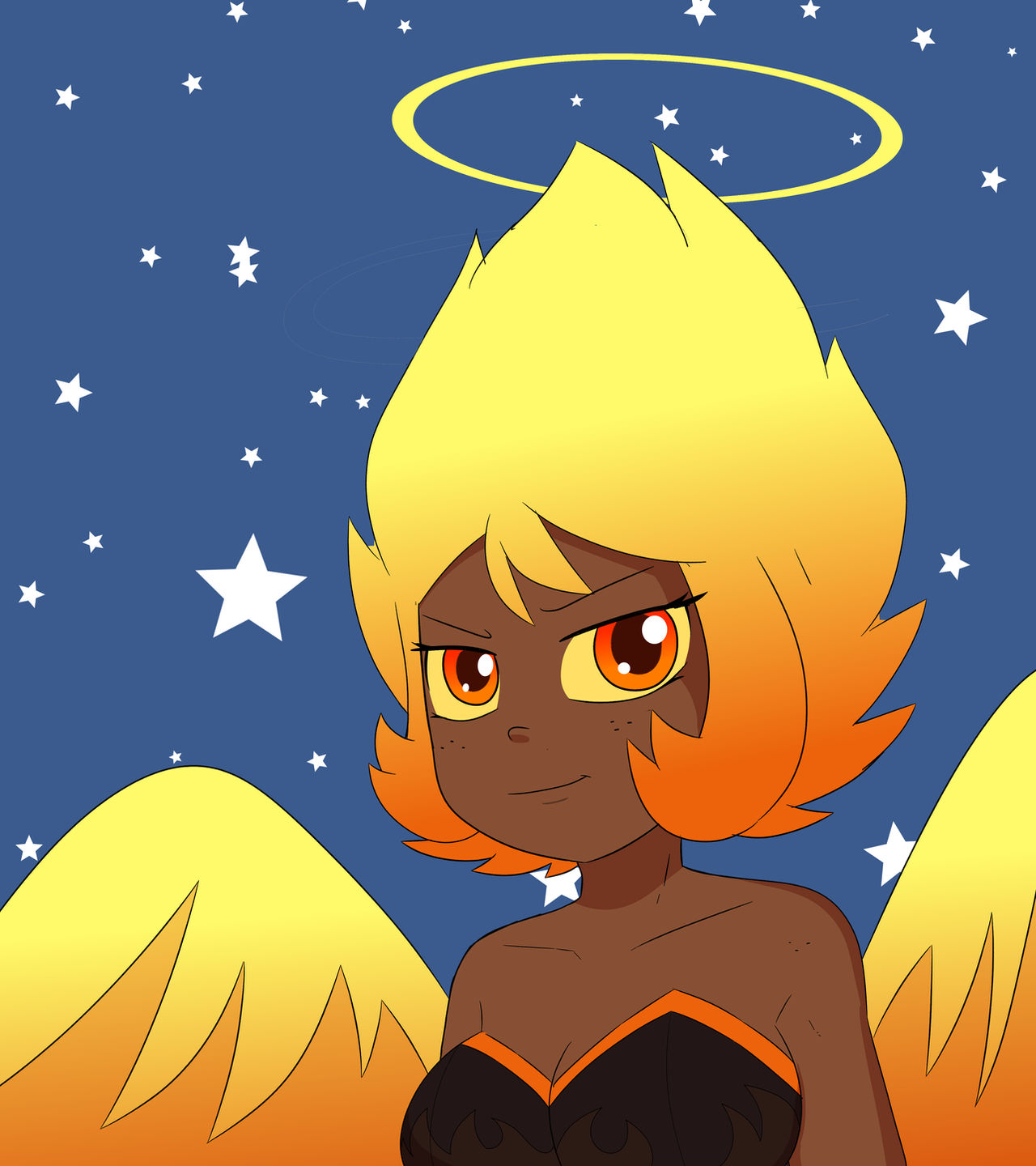 Goddess Star Rider Ignicia the red star goddess by TheBlackSunKing on DeviantArt