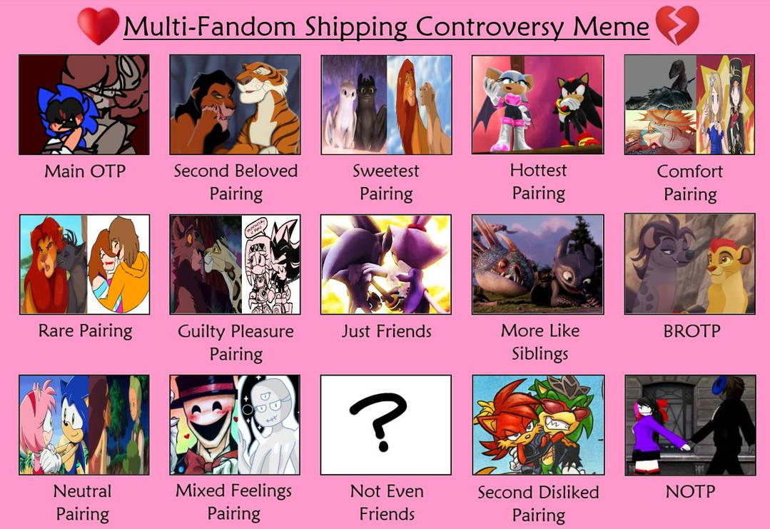 Multifandom Wheel Shipping Multifandom by Reipt0r616 on DeviantArt