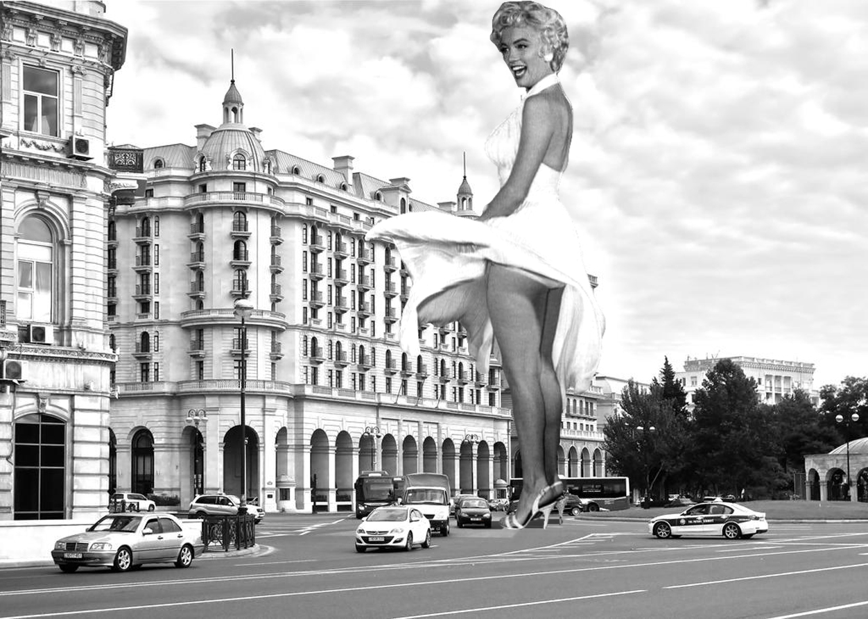 Giantess Marilyn Monroe by markawassi on DeviantArt