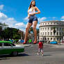 Giantess in Cuba