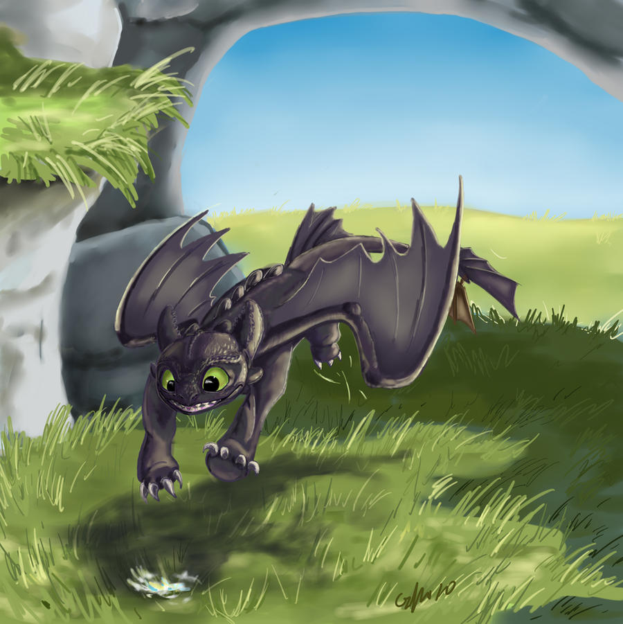 Toothless: ITS SHINY by SilverFlight on DeviantArt